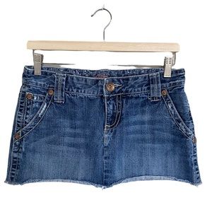 Billabong Denim Micro Mini Skirt